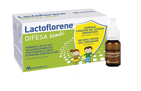 LACTOFLORENE DIFESA BAMBINI 10 FLACONI 100 ML - Newepa Srl
