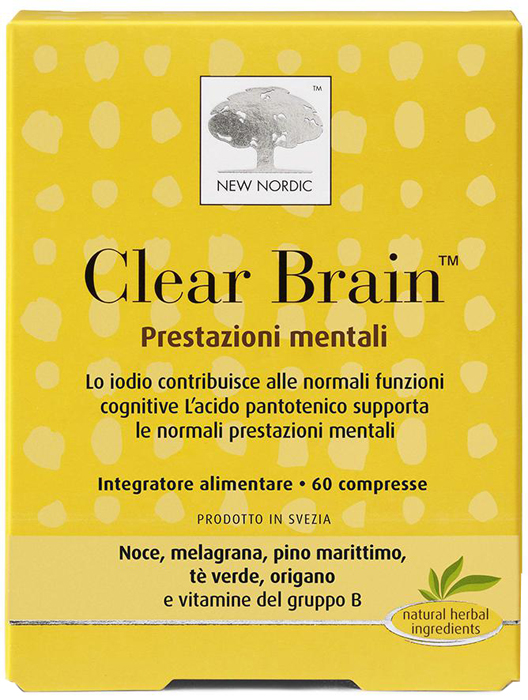 CLEAR BRAIN 60 COMPRESSE - Newepa Srl
