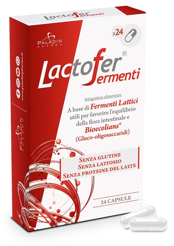 LACTOFER FERMENTI 24 CAPSULE - Newepa Srl