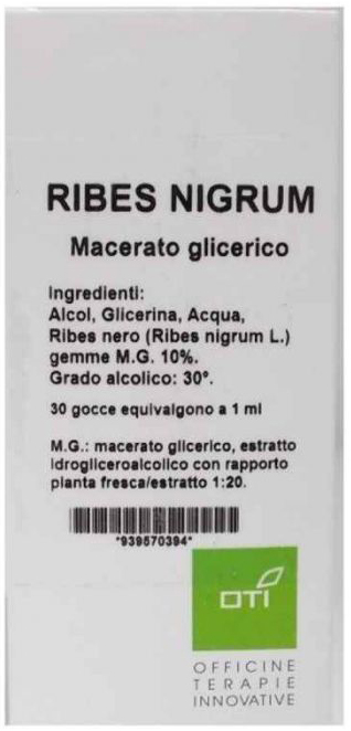 RIBES NIGRUM MACERATO GLICERICO 10% GOCCE 100ML - Newepa Srl