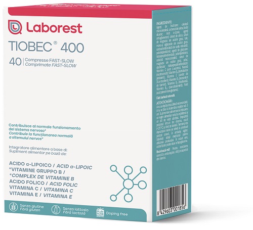TIOBEC 400 40 COMPRESSE FAST-SLOW DA 1,28 G - Newepa Srl
