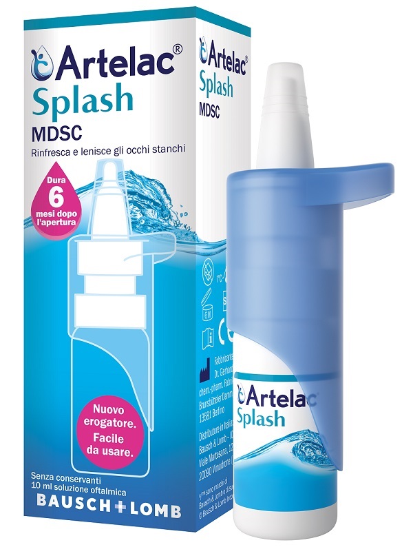 ARTELAC SPLASH GOCCE OCULARI 10 FLACONCINI MONODOSE 0,5 ML - Newepa Srl