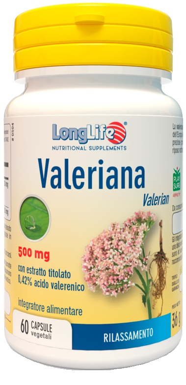 LONGLIFE VALERIANA 60 CAPSULE 500 MG - Newepa Srl