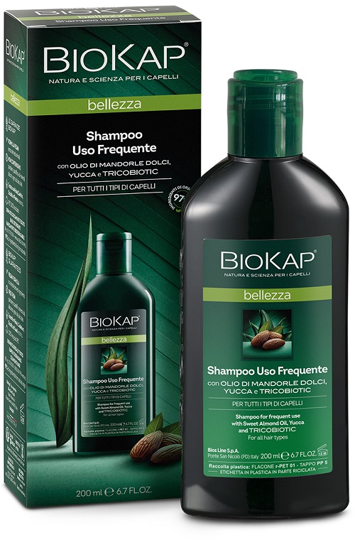 BIOKAP BELLEZZA SHAMPOO USO FREQUENTE CON TRICOBIOTIC 200 ML - Newepa Srl