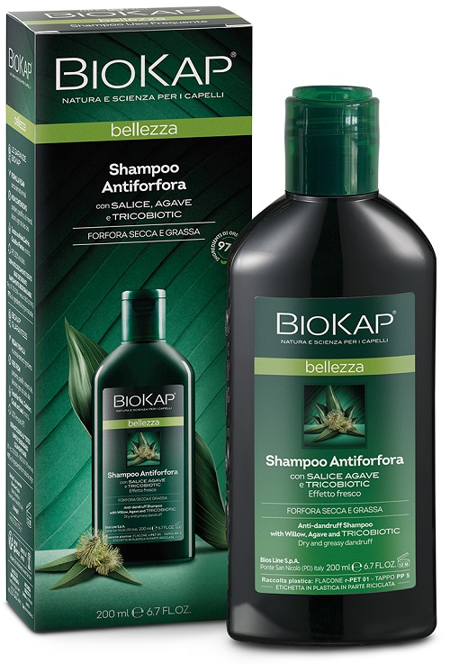 BIOKAP BELLEZZA SHAMPOO ANTIFORFORA CON TRICOBIOTIC 200 ML - Newepa Srl