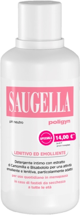 SAUGELLA POLIGYN PH NEUTRO LENITIVO ED EMOLLIENTE 500 ML TAGLIO PREZZO - Newepa Srl
