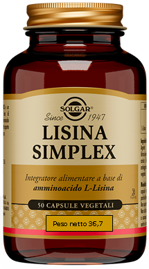 LISINA SIMPLEX 50 CAPSULE VEGETALI - Newepa Srl