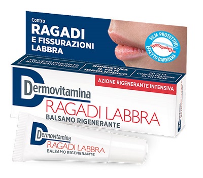 DERMOVITAMINA RAGADI LABBRA BALSAMO RIGENERANTE 8 ML - Newepa Srl