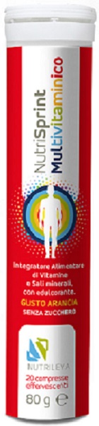 NUTRISPRINT MULTIVITAMINICO 20 COMPRESSE EFFERVESCENTI 80 G SENZA ZUCCHERO - Newepa Srl