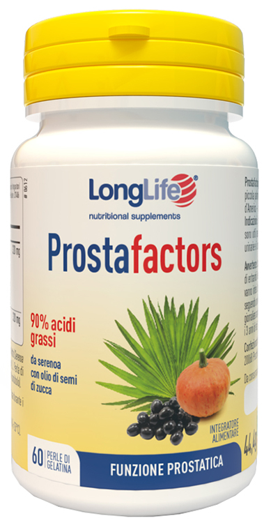 LONGLIFE PROSTAFACTORS 60 PERLE DI GELATINA - Newepa Srl