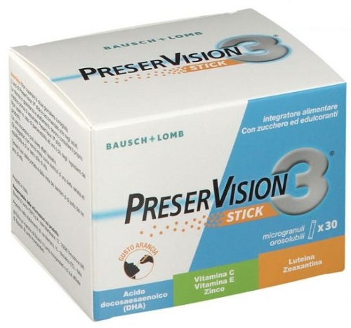 PRESERVISION 3 30 STICK OROSOLUBILI DA 2 G - Newepa Srl