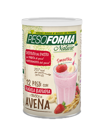 PESOFORMA NATURE SMOOTHIE FRAGOLA BANANA POLVERE 420 G - Newepa Srl