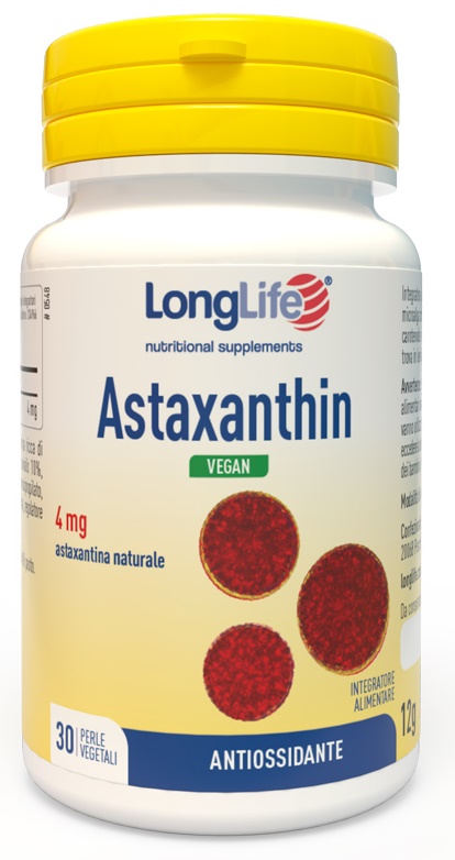 LONGLIFE ASTAXANTHIN 30 PERLE VEGETALI - Newepa Srl