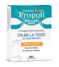 GOLASEPT TUSS PROPOLI CPR TOSSE DISPOSITIVO MEDICO COMPRESSE MASTICABILI ALLA PROPOLI IN ASTUCCIO - Newepa Srl