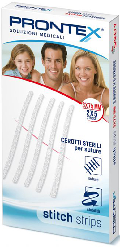 PRONTEX STITCH STRIPS 3X75 10 PEZZI - Newepa Srl