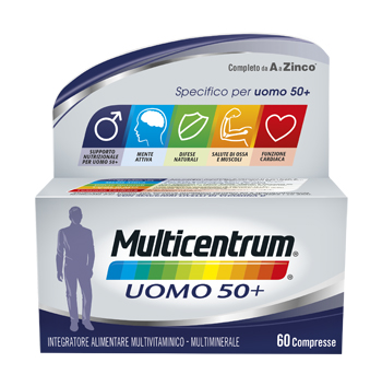 MULTICENTRUM UOMO 50+ 60 COMPRESSE - Newepa Srl