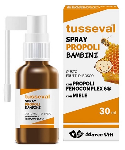 TUSSEVAL GOLA PROPOLI SPRAY PER BAMBINI 30 ML - Newepa Srl