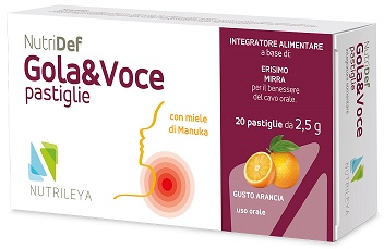 NUTRIDEF GOLA & VOCE ARANCIA 20 PASTIGLIE - Newepa Srl