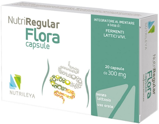 NUTRIREGULAR FLORA 20 CAPSULE - Newepa Srl