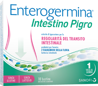 ENTEROGERMINA INTESTINO PIGRO 10 BUSTINE - Newepa Srl