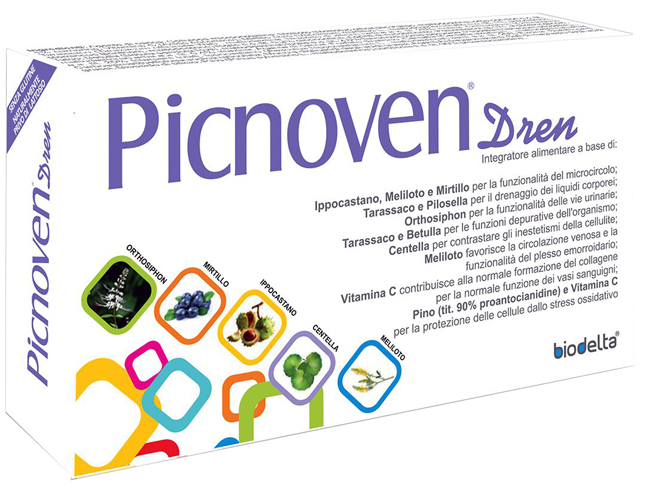 PICNOVEN DREN 100 COMPRESSE 62 G - Newepa Srl