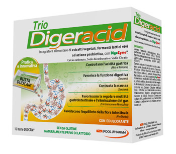 TRIO DIGERACID 12 BUSTINE - Newepa Srl