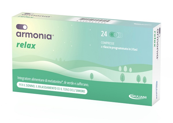 ARMONIA RELAX 1 MG A BASE DI MELATONINA 24 COMPRESSE - Newepa Srl