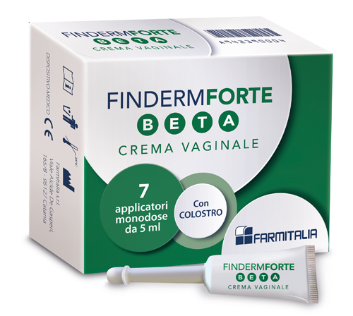 FINDERM FORTE BETA CREMA VAGINALE 7 APPLICATORI MONOUSO 5 G - Newepa Srl