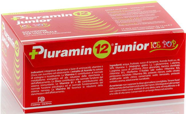 PLURAMIN12 JUNIOR 14 STICK PACK 12 ML - Newepa Srl