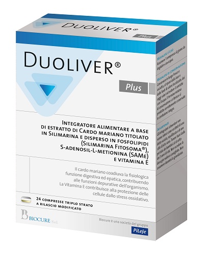 DUOLIVER PLUS 24 COMPRESSE - Newepa Srl