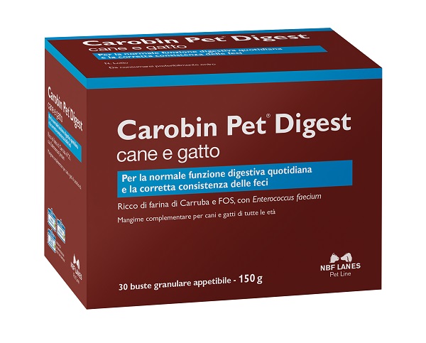 CAROBIN PET DIGEST GRANULARE 30 BUSTE DA 5 G - Newepa Srl
