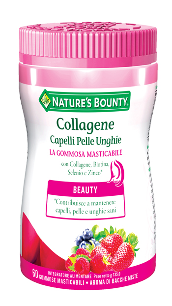 COLLAGENE CAPELLI PELLE UNGHIE 60 GOMMOSE MASTICABILI - Newepa Srl