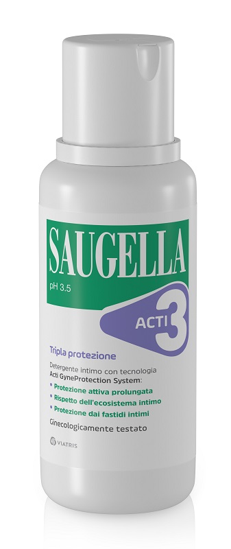 SAUGELLA ACTI3 DETERGENTE INTIMO 250 ML - Newepa Srl