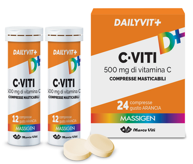 C VITI 500 MG 24 COMPRESSE MASTICABILI - Newepa Srl