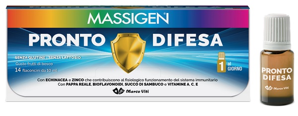 MASSIGEN PRONTO DIFESA 14 FLACONI X 10 ML - Newepa Srl