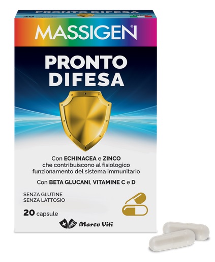 MASSIGEN PRONTO DIFESA 20 CAPSULE - Newepa Srl