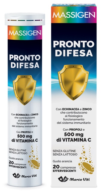 MASSIGEN PRONTO DIFESA 20 COMPRESSE EFFERVESCENTI - Newepa Srl