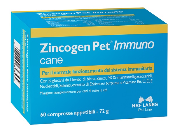 ZINCOGEN PET IMMUNO 60 COMPRESSE - Newepa Srl