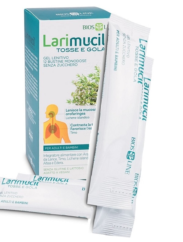 LARIMUCIL TOSSE GOLA 12 BUSTINE 10 ML - Newepa Srl