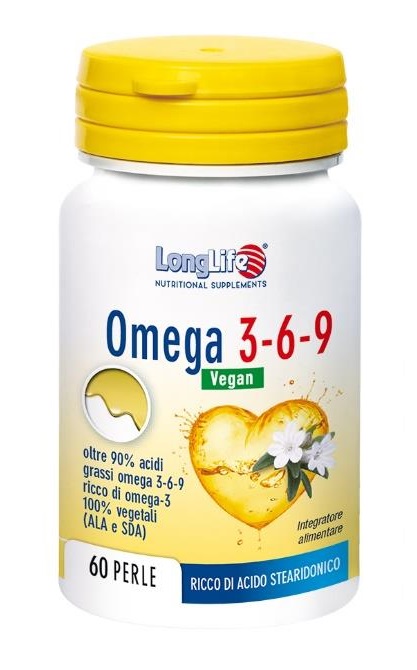 LONGLIFE OMEGA 3-6-9 VEGAN 750 MG 60 PERLE VEGETALI - Newepa Srl