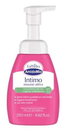 EUPHIDRA AMIDOMIO INTIMO MOUSSE ATTIVA PH 3,5 250 ML - Newepa Srl