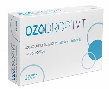 OZODROP IVT SOLUZIONE OFTALMICA BASE DI OLIO OZONIZZATO IN FOSFOLIPIDI 15 FLACONCINI MONODOSE DA 0,35 ML - Newepa Srl