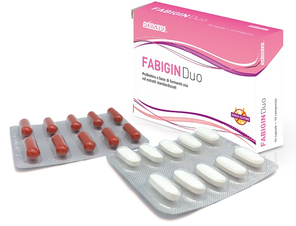 FABIGIN DUO 10 CAPSULE 10 COMPRESSE - Newepa Srl