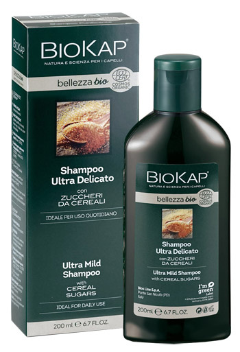 BIOKAP BELLEZZA BIO SHAMPOO ULTRA DELICATO COSMOS ECOCERT 200 ML BIOSLINE - Newepa Srl