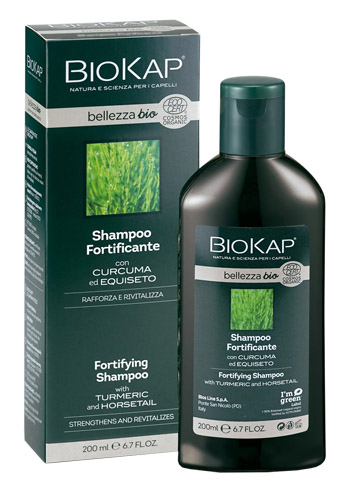 BIOKAP BELLEZZA BIO SHAMPOO FORTIFICANTE COSMOS ECOCERT 200 ML BIOSLINE - Newepa Srl