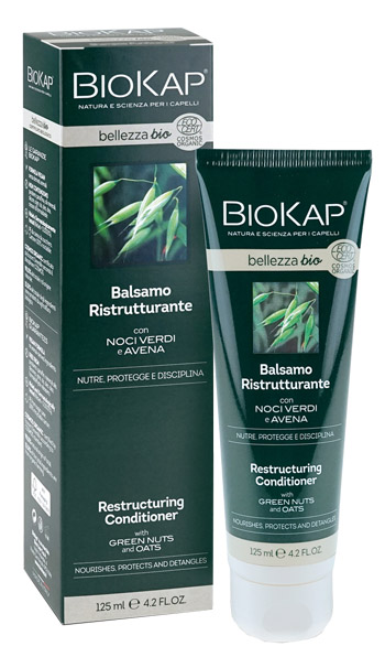 BIOKAP BELLEZZA BIO BALSAMO RISTRUTTURANTE COSMOS ECOCERT 125 ML BIOSLINE - Newepa Srl