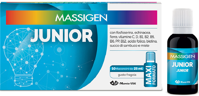 MASSIGEN JUNIOR 10 FLACONI DA 25 ML - Newepa Srl