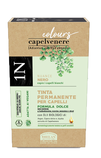 CAPELVENERE COLOURS TINTA CAPELLI 1N NERO - Newepa Srl