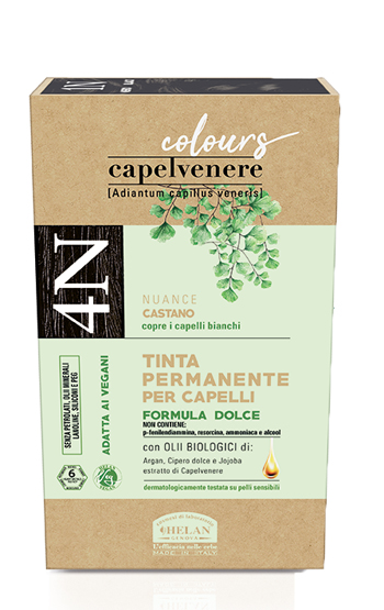 CAPELVENERE COLOURS TINTA CAPELLI 4N CASTANO - Newepa Srl