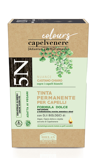 CAPELVENERE COLOURS TINTA CAPELLI 5N CASTANO CHIARO - Newepa Srl